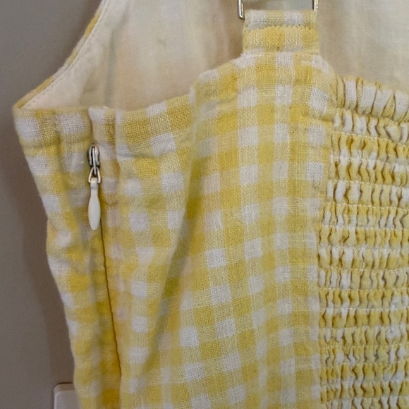 Abercrombie & Fitch Yellow Gingham Mini Dress - Picture 5 of 7